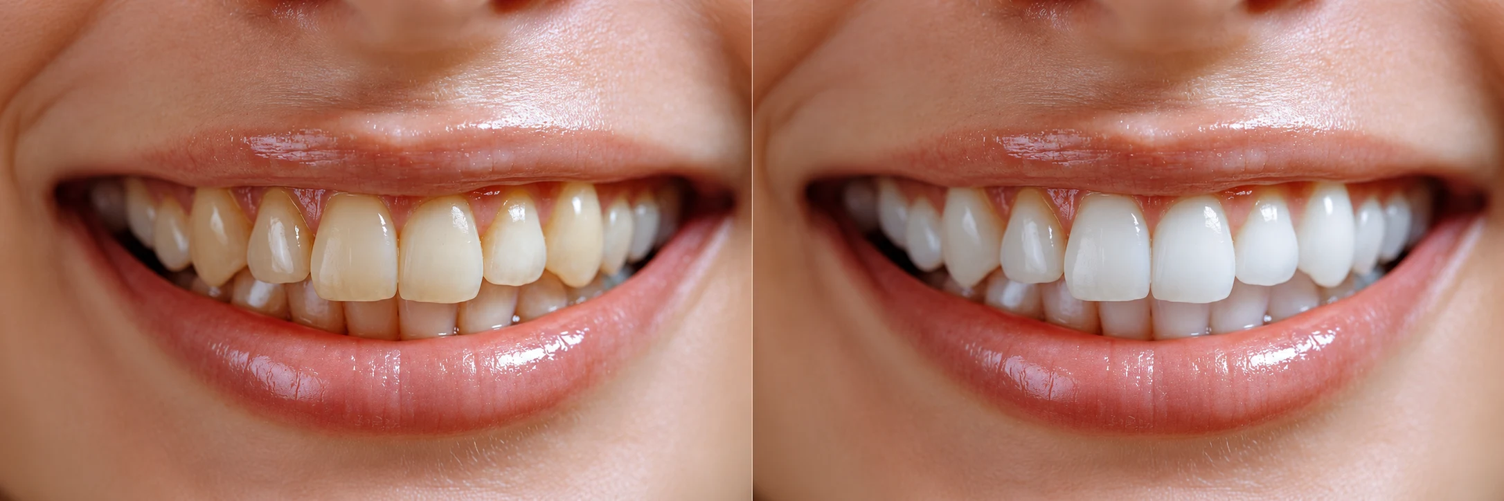 Matching smile preview with brighter teeth