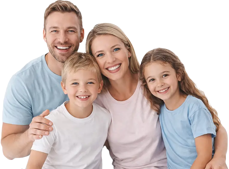 Happy dental patient