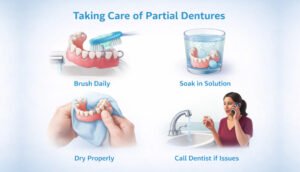 Taking Care of Partial Dentures
