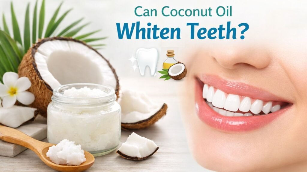 coconut oil whiten teeth